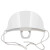 TWTCKYUS透明口罩透气防雾餐饮专用口罩防口水面罩厨房厨师餐厅洒店 白架加高款(双面长久防雾)10只 1