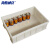 海斯迪克 HKCC01 塑料长方形零件盒 零件盒子 物料周转箱 收纳箱 储物箱 H3白520*353*149mm