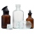 玻璃试剂瓶广口瓶药棉密封储存罐化学实验透明棕色磨砂小口细口瓶 棕色小口 250ml