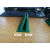 PVC绿色T型挡板输送带隔条工业皮带梯形导条防跑偏流水线爬坡横条 绿色T90高90mm 一米