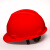 美安明安全帽工地 加厚新国标ABS防砸透气工程建筑免费印制红色