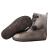 阿力牛 AZF86 PVC注塑一体成型防雨鞋套 加厚耐磨雨鞋套 茶色中筒 XL(40-41码） 