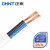 正泰（CHNT）电线电缆RVV3*6平方国标铜芯电源线三芯护套软线 100米