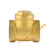 黄铜止回阀水管水泵用逆止阀自来水单向阀 特大DN15(软密封)(1/2)(4分)