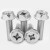 定制适用304不锈钢十字法兰螺丝外六角凹穴法兰面螺栓带齿螺丝价格是1000个的价格 M3 5