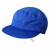 工作帽工厂车间定制网帽白色卫生帽耐磨 宝蓝头顶布 （后脑勺调节扣） 均码