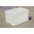 定制适用白色塑料箱周转箱长方形加厚塑胶箱面条箱收纳盒物流储物箱 外径 63*43*36cm 白色不带盖（食品级PE料）