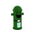 幼儿园卡通垃圾桶大号儿童户外消防栓创意分类公园果皮箱带盖商用 绿色大号100cm