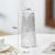 FGHGF简约玻璃花瓶桌面插花水养干花花瓶ins风高颜值客厅摆件 竖条纹花瓶1个