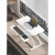 站立笔记本台式折叠电脑桌办公桌上增高架可升降桌移动站着工作台 白色-七档高度可调节