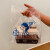 法朗米酷透明烘焙打包袋蛋糕面包吐司手提袋甜品包装袋寿司外卖塑料袋定制 吹蜡烛   50个 小号20*30侧12cm
