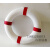 船用专业 加厚塑料儿童实心高浮力5556国标2.5kg游泳圈 红白（泡沫圈）