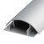 玛仕福 铝合金弧形地板线槽地槽 隐形地面防压防踩穿线槽 布线走线槽 6号(长1米) 
