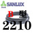 船用SANLUX三力士三角带传动带B2000到2400 B2100 B007 皮带 黑色B-2210三力士