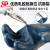 L118乳胶压纹手套劳保耐磨工作加厚防水防滑透气橡胶塑胶建筑工地 创信158蓝色（24双）