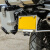 LOBOO萝卜摩托车牌照架碳纤维后牌照框车牌架子铝合金通用边框架 铝合金牌照架