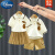 迪士尼（Disney）姐弟兄妹装儿童夏装套装男女童学院风运动韩版两件套幼儿园表演服 连衣裙 100cm(100cm)