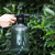 工霸（GONGBA）透明波纹喷壶 气压式消毒喷雾瓶园艺工具植物浇水洒水壶 灰色 2L 