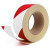 飞尔（FLYER）包装耗材反光胶带 反光贴 划线胶带 红白斜纹 宽5cm长45.7m