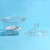 玛仕福 玻璃干燥器 生物实验透明附瓷板干燥用具 除湿实验室器具 干燥皿 口径300mm 