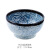 可可屋日本进口美浓烧青海波纹釉下彩陶瓷米饭碗面碗汤碗拉面碗多用碗 SKN-5 盖浇饭碗（B)