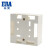 公元（ERA）PVC电工管件86型明盒接线盒胶明箱接线管走线槽墙面明装单盒 86*38