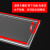 亚克力透明卡槽胶条耐高温强力粘贴有机玻璃PS广告展示板插槽专用 宽3mm*长10M* 厚2mm70卷
