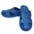 上柯 B3488 SPU底蓝色防静电拖鞋 无尘洁净电子实验室工作鞋 包头 包头36码 (230mm）【码数偏大】