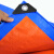 京势 防雨布 PE货车防水布蓝橘篷布户外防雨防晒加厚遮阳遮雨棚布 5*5米（1张）