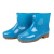 回力 女款低筒雨靴553防滑牛筋底工作水鞋 低筒蓝色 38码
