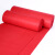 兰诗（LAUTEE）DA8121 地垫婚庆红地毯 开业红毯展会 庆典红毯 简易红(1毫米厚）3米宽20米长