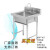 定制简易不锈钢水槽单槽双槽洗菜盆洗碗池带支架厨房双水池洗手盆 0长0宽0高单池0.厚