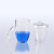 带盖石英坩埚耐高温高纯高透化学教学实验室玻璃仪器5-2000ML 坩埚盖(适配30ml)