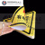 配电箱当心触电安全警示贴纸小心有电危险标识高压防触电标签语 红边高压危险 7x9cm