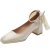 卡帝乐鳄鱼 CARTELO 法式婚鞋高跟鞋新娘红色单鞋 KCC-888-100 杏色 38 