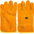 千井电焊工手套牛皮劳保耐磨短款耐磨防烫耐高温工作专用防护 12双(整包)黄色