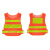 江波（JIANGBO） 网格反光背心 施工安全服 警示绿化衣服 反光马甲 （橘网黄晶格款） 