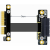 PCI-E x4 转x1延長线转接加长线 4x PCIe3.0定制加长 R21SR 30cm