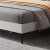 全友家居 板式床现代简约卧室家具大床高床底大容量储物128901 1.8米单床（无床头柜床垫）