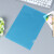 竹特 L型文件袋  14丝A4 透明蓝 加厚单页单片档案袋透明防水塑料文件袋 企业定制