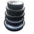 砂带机橡胶轮铝芯轮打磨抛光轮包胶机器人套轮主动轮沙带机配件直 直径300*100厚度*25.4孔度数备注