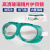 绿海绵防尘眼镜眼罩飞溅骑行防护护目镜玻璃镜片加绵劳保打磨安全 绿海绵眼镜10付