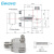 GWAVE 谷波技术 2.92-KFD0830 微波射频双孔法兰40G 直通 PCB板端免焊连接器 1个