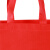 蓓尔蓝 SW-200 无纺布袋子 手提袋购物袋礼品袋广告袋 竖款大红色41*35*12cm50个
