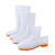 新宜和 PVC工厂靴防水防油雨鞋加厚耐磨软底耐酸碱 白色中筒款（5双装） 46