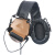MAOKU户外Comtac-II无电子拾音降噪战术耳机头戴式C2耳麦有线耳机 泥色-拾音降噪版 官方标配