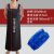 HKFZpvc加长防水围裙防油水产石材厂专用加厚牛筋耐磨工业耐酸碱围裙 黑色小号 常规厚1米袖套
