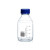 蓝盖试剂瓶100 250 500 1000 2000ml螺纹口丝口瓶化学广口试剂瓶样品瓶油样取样 无标蓝盖透明25ml