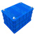 海斯迪克 HKCC18 加厚蓝色塑料筐 快递物流框 700筐外700*487*410mm