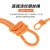 SHANDUAO 钢丝芯安全绳 高空作业带钢丝保险绳 户外防坠落保护绳SD276 12mm钢丝绳双钩（15米）